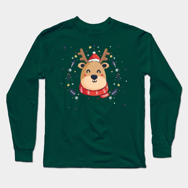 Christmas sweater, christmas tee , Christmas for kids , Christmas Design Long Sleeve T-Shirt by Utopia Shop